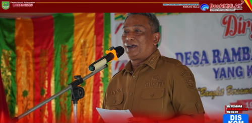 Momen Pisah Sambut Camat Kepenuhan Hulu Dirangkai dengan Prosesi Upah-Upah Secara Adat