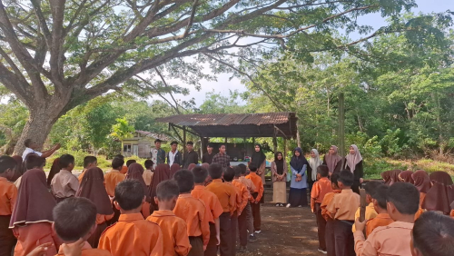 Mahasiswa Desa Dedap Turun Tangan Dukung Perayaan 17 Agustus