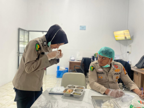 Polres Kampar Pastikan Menu Makanan Bergizi Anak PAUD Aman dan Sehat