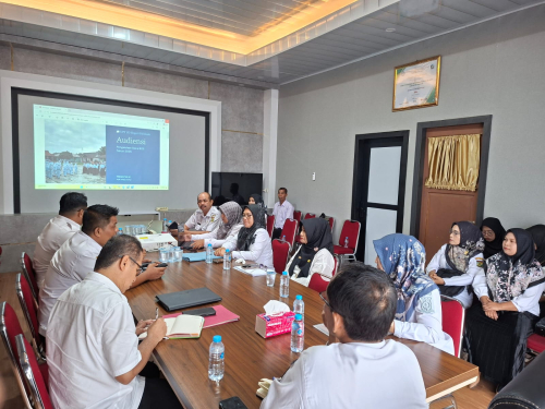 Disdikpora Kampar Audiensi dengan Sekolah, Pastikan RKAS Berbasis Rapor Pendidikan