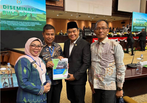 Plt Kadispora Kampar Ikuti Diseminasi Penguatan Regulasi BLUD DPD RI