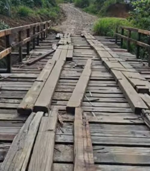 PUPR Kampar Segera Rehab Jembatan Lubuk Agung Sungai Sarik, Afrudin: Prioritas Kebutuhan Masyarakat