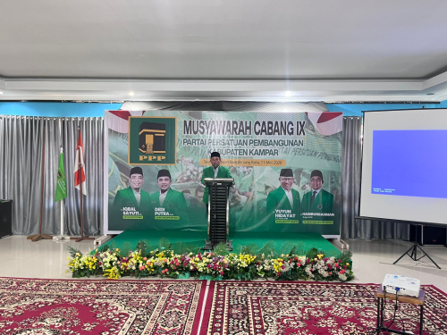 Muscab IX PPP Kampar Diharapkan Lahirkan Kepengurusan Solid dan Kuatkan Basis Partai