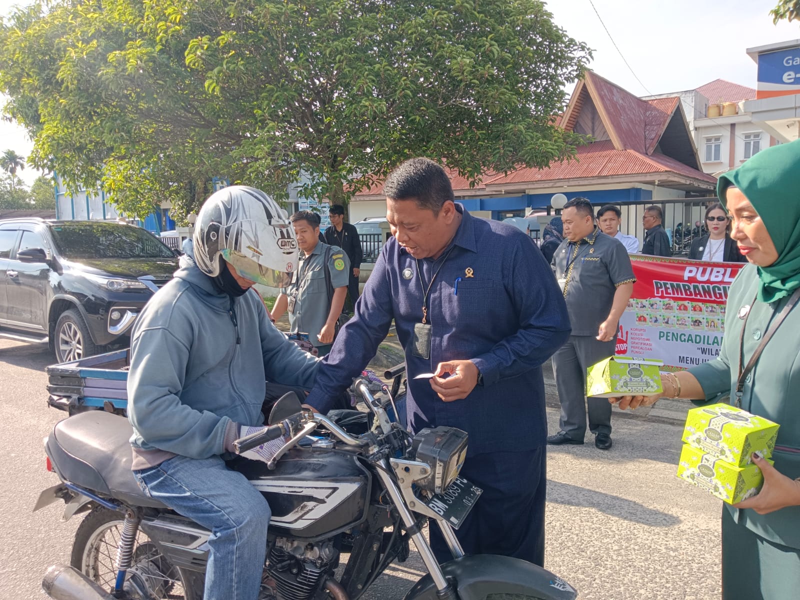 PN Bangkinang Gelar Public Campaign Pembangunan ZI Menuju WBBM