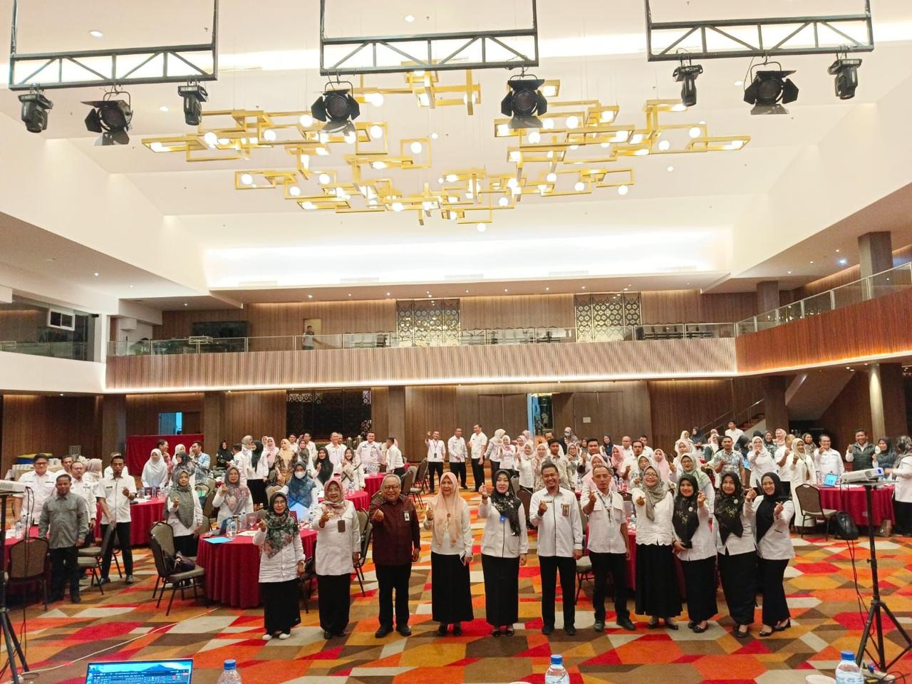Komit Turunkan Angka Stunting, Pemkab Kampar Ikuti Asistensi Penyusunan ldporan TPPS Provinsi Riau