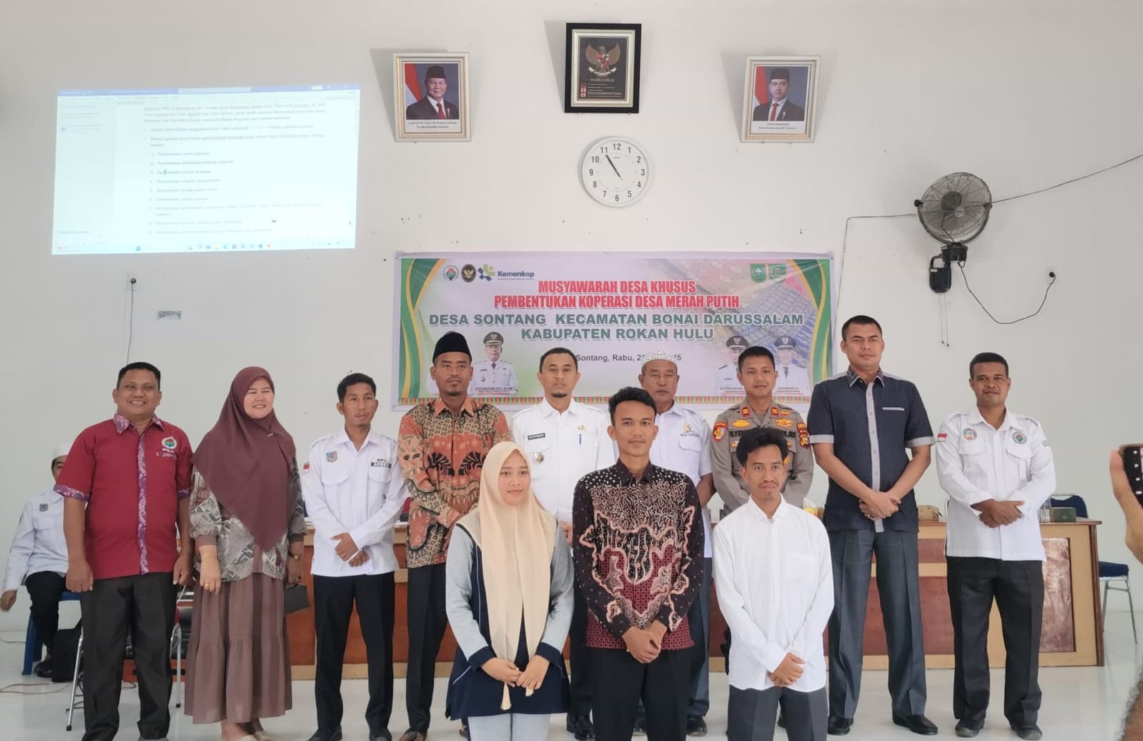 Afdan Sukri S.Pd Pimpin Koperasi Merah Putih Desa Sontang