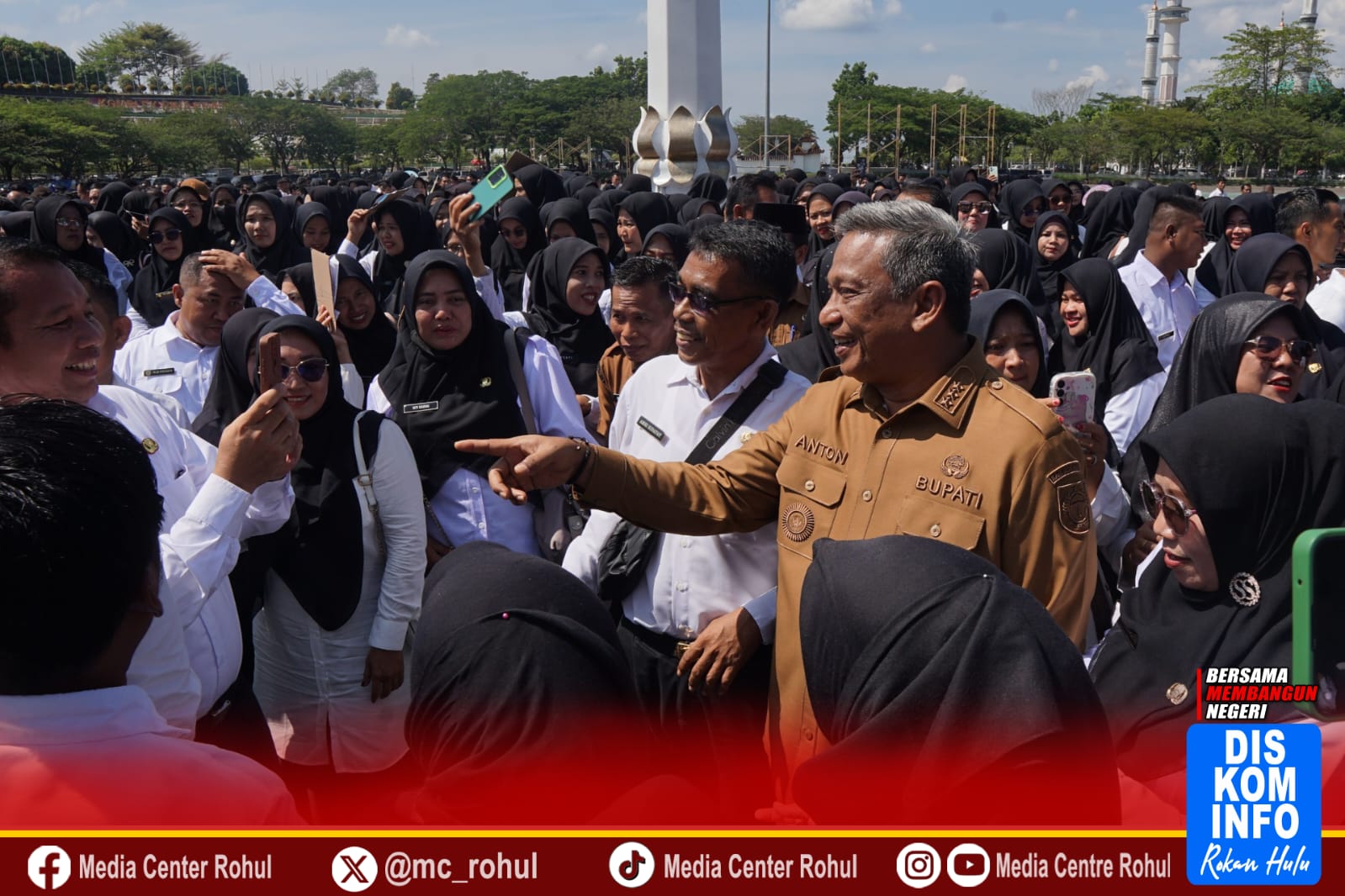 Pemkab Rohul Serahkan SK 1.461 PPPK Tahap I Formasi Tahun 2024