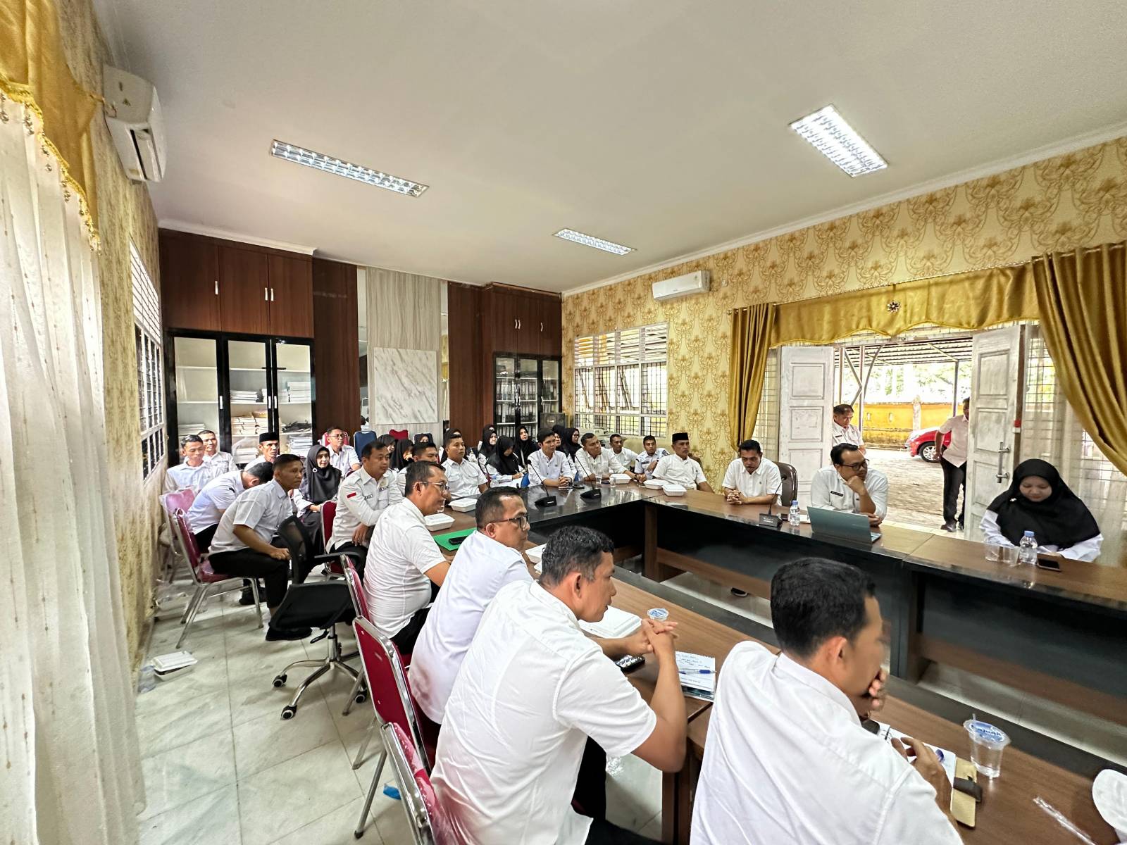 Bapenda Kampar Siap Maksimalkan Pelayanan dan Optimalkan PAD, Sambut Kunjungan Bupati