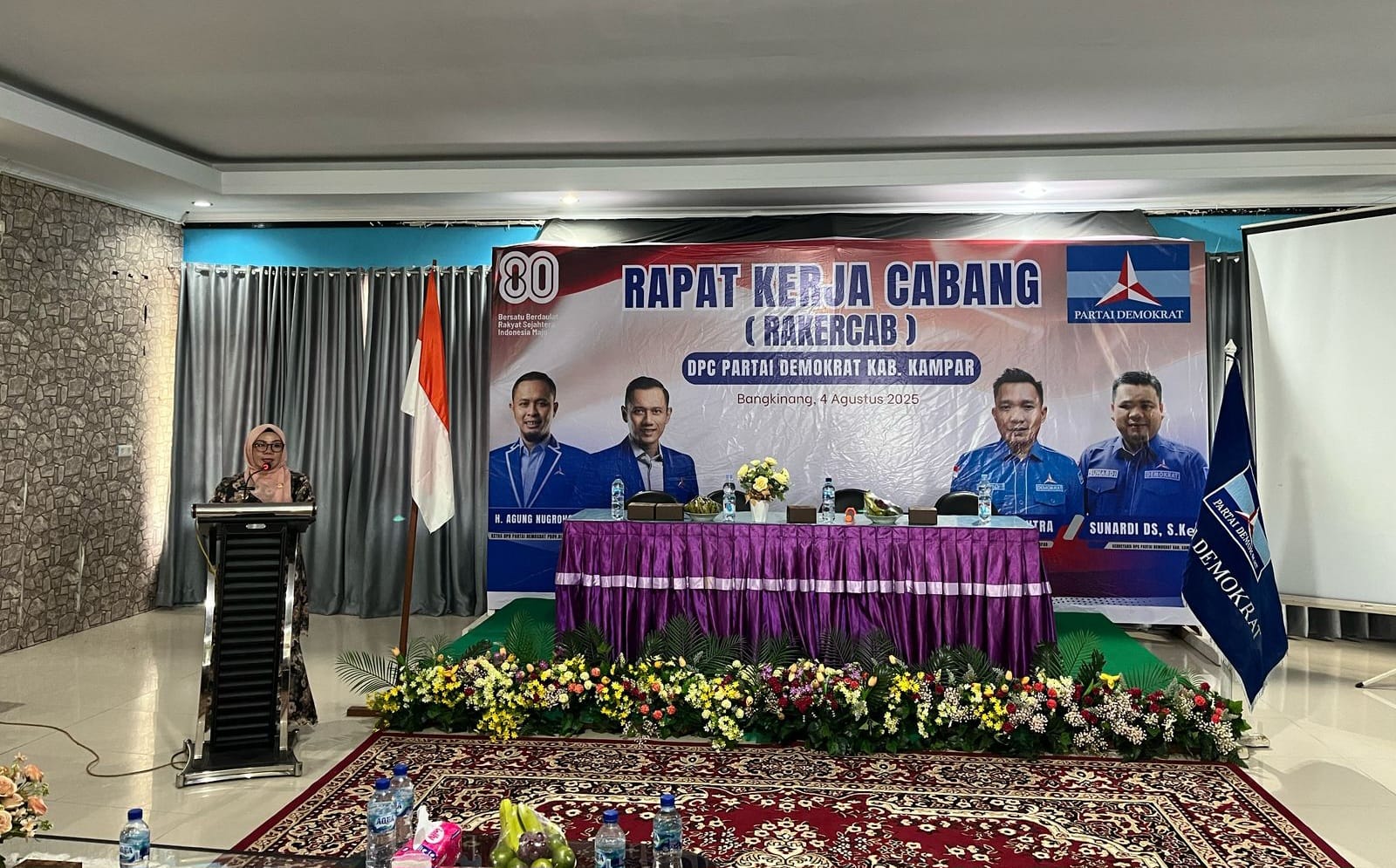 Hadiri Konsolidasi DPC Partai Demokrat Kampar, Ini Kata Wabup Misharti