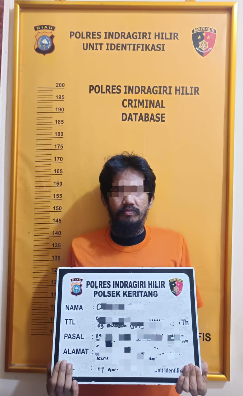 Polsek Keritang Ungkap Peredaran Narkoba, Sita 96,7 Gram Shabu dan 35 Butir Ekstasi