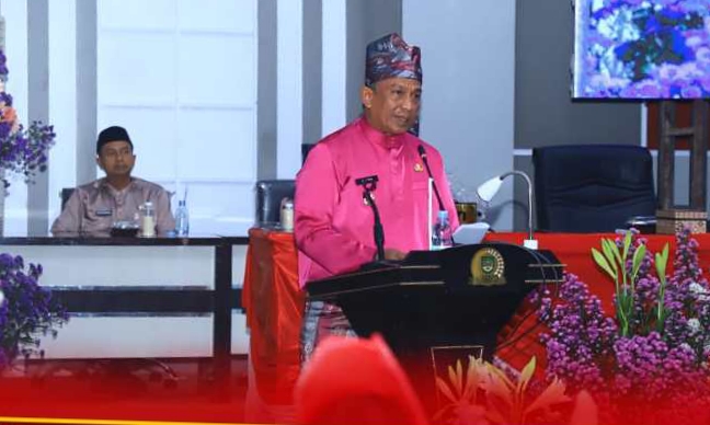 Rapat Paripurna Istimewa HUT ke-26 Kabupaten Rokan Hulu, Bupati Anton Ajak Wujudkan Rohul Maju dan Harmonis