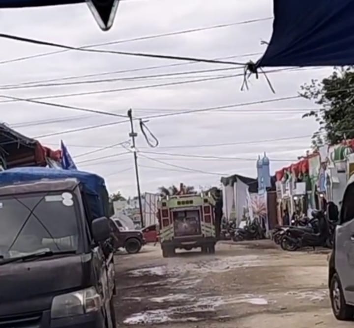 Debu di Arena Bazar MTQ Kampar Utara Disorot, Camat   Beri Penjelasan