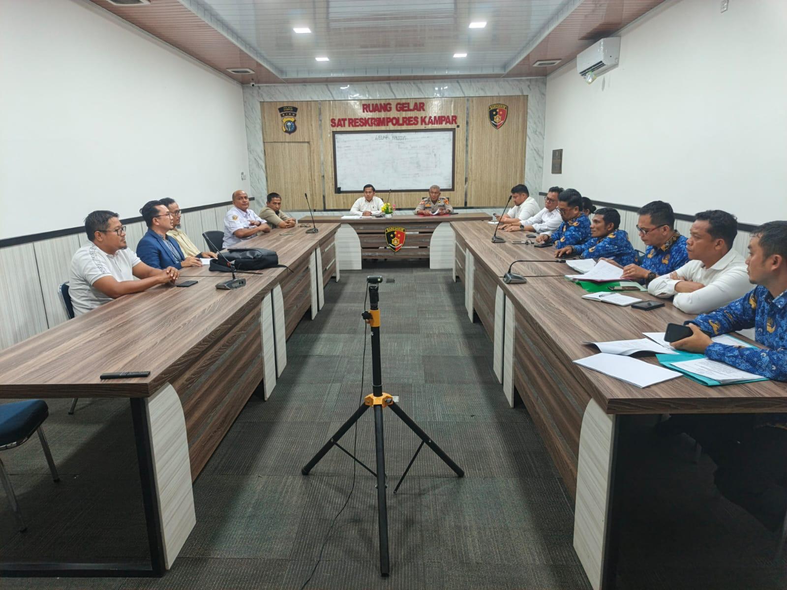 Apresiasi Polres Kampar, Pemilik Lahan Menunggu Klarifikasi Final Dari Pemda