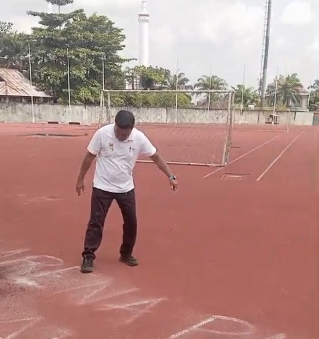 Coretan Kontroversial di Stadion Tuanku Tambusai Viral, Disdikpora Kampar Imbau Jaga Fasilitas Umum