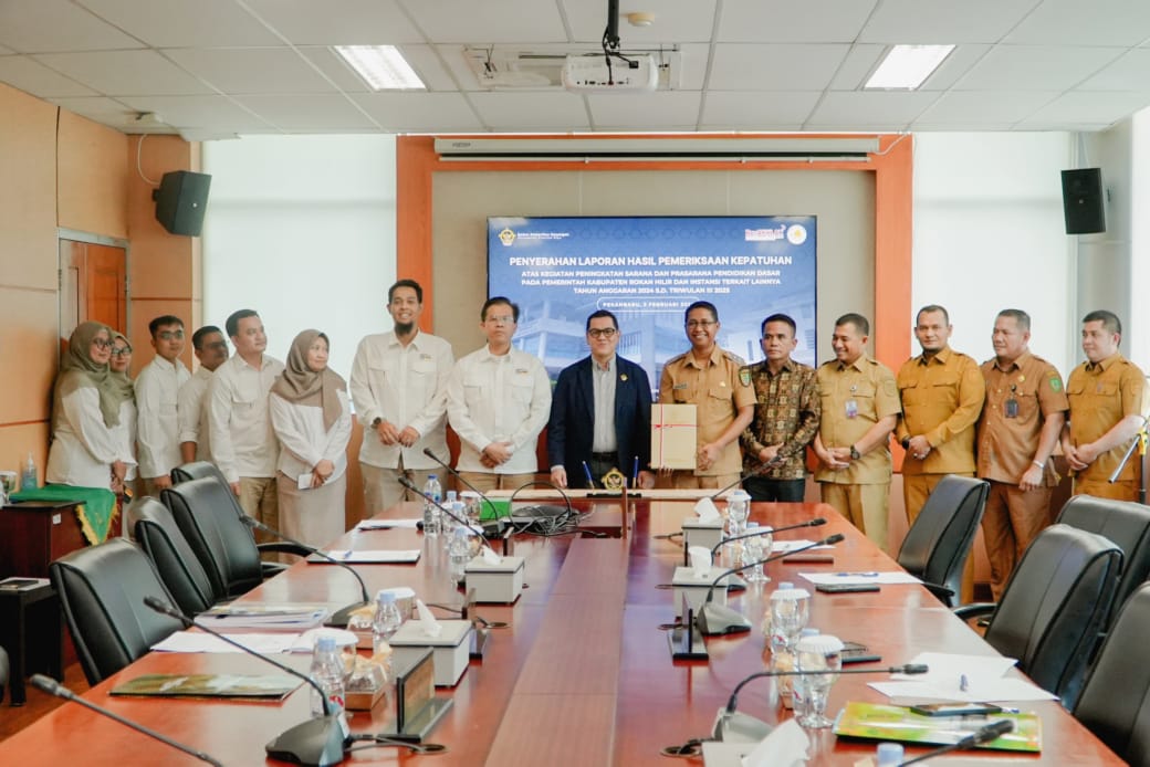 LHP Kepatuhan BPK RI Diserahkan, Pemkab Rohil Siap Benahi Sarpras Pendidikan