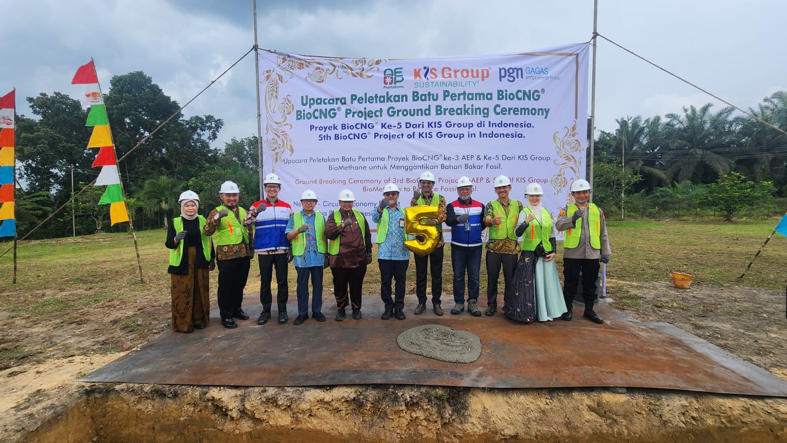 Pabrik BioCNG Dibangun di Kampar, Limbah Sawit Diolah Jadi Energi Bersih