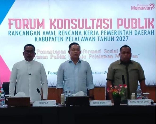 Forum RKPD 2027 Dibuka, Bupati Zukri Ajak Semua Pihak Bersinergi Bangun Kabupaten Pelalawan