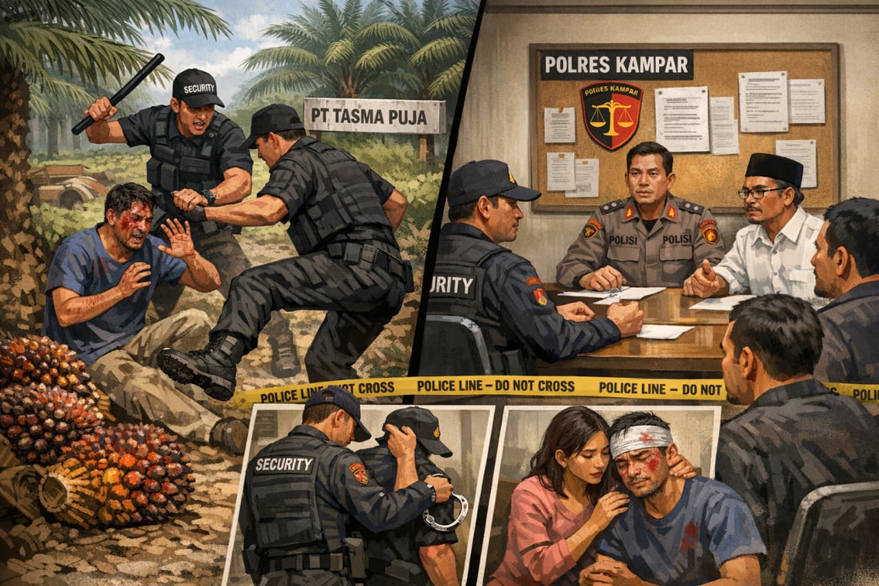Kasus Dugaan Pencurian Sawit di PT Tasma Puja Diproses Hukum, Laporan Penganiayaan Security Ikut Diselidiki Polisi