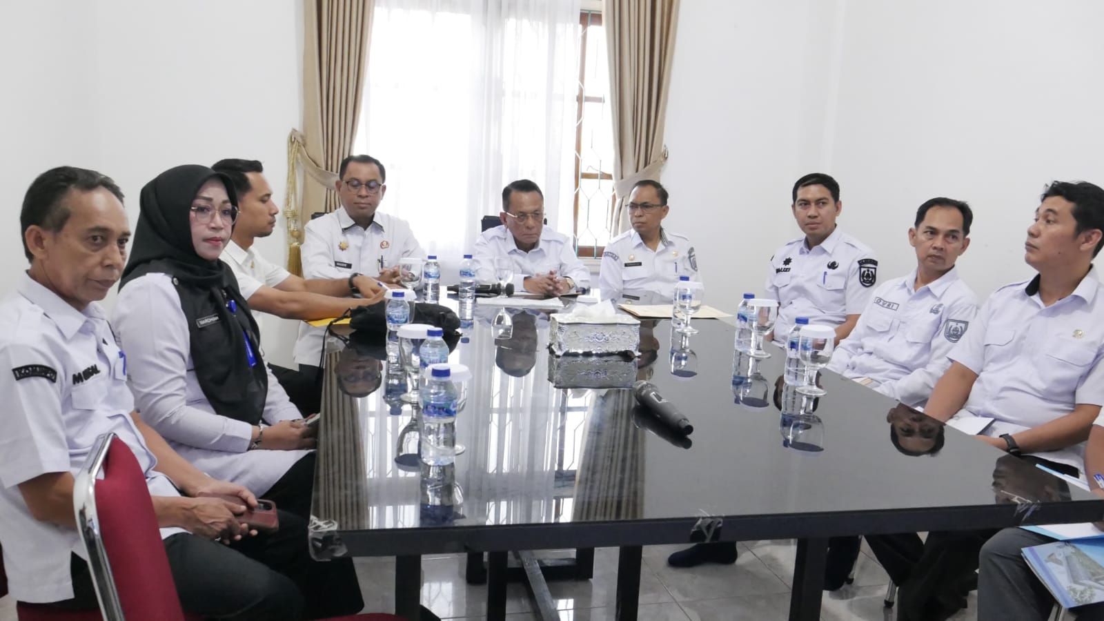 Bupati Rohil Ikuti Rakornas Virtual Kemendagri, Bahas Penguatan Tata Kelola Daerah