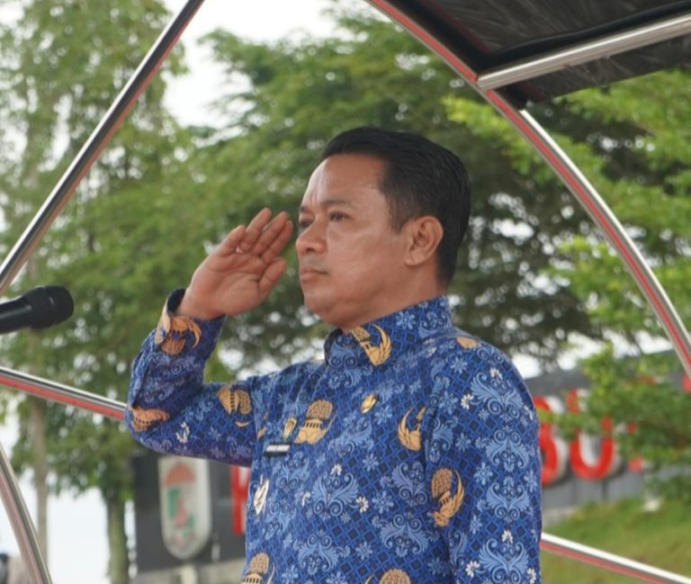 Wabup Husni Thamrin Pimpin Upacara Hari Lahir Pancasila di Pelalawan