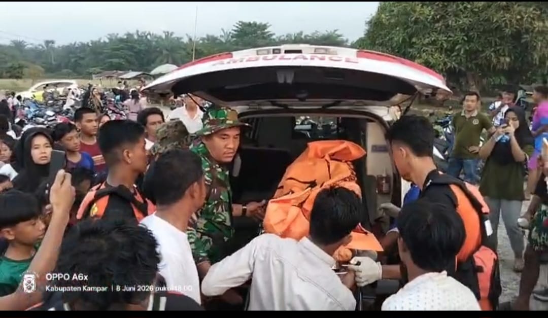Pria Asal Bandung yang Hanyut di Sungai Kampar Ditemukan Meninggal, 4 Km dari Lokasi Tenggelam