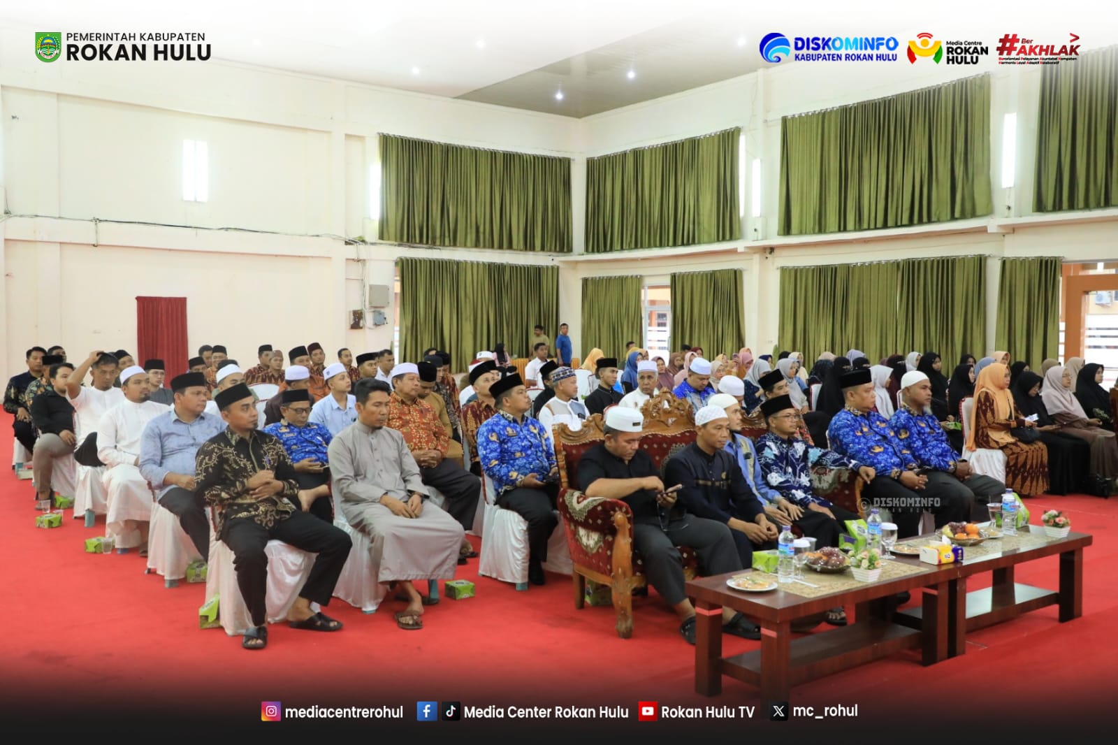 Wabup Syafaruddin Poti Buka Training Center Kafilah Rohul Menuju MTQ ke-44 Tingkat Provinsi Riau