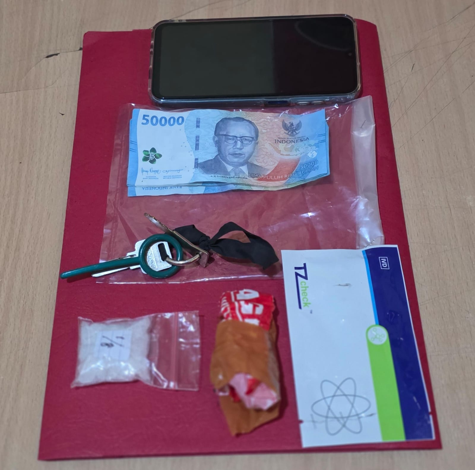 Tak Berkutik, Pengedar Narkotika Ditangkap Polsek Rambah Samo, 16,08 Gram Sabu Disita