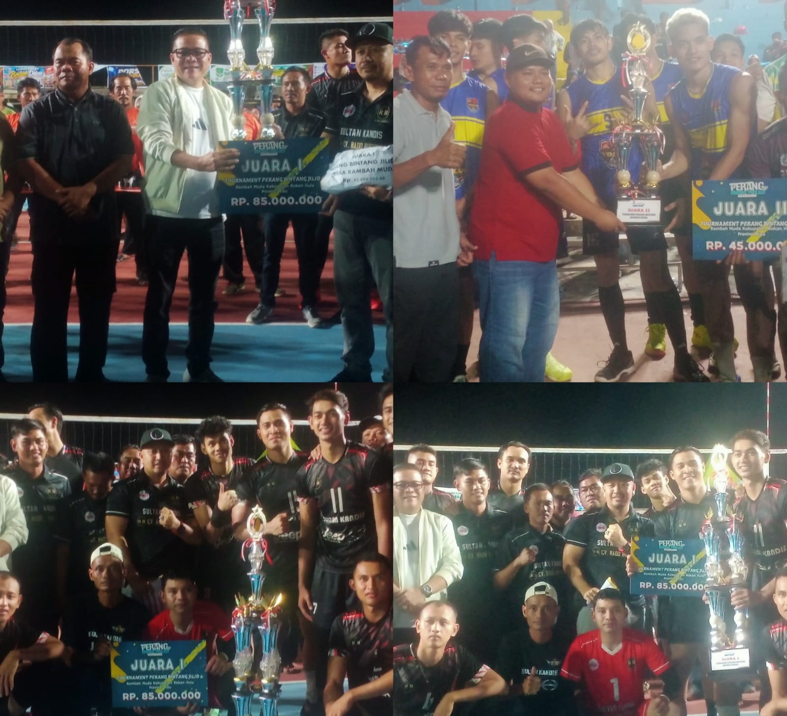 Final Sengit Bupati Rohul Cup 2026, Sultan Kandis Sapu Bersih Perintis Rambah Muda 3-0