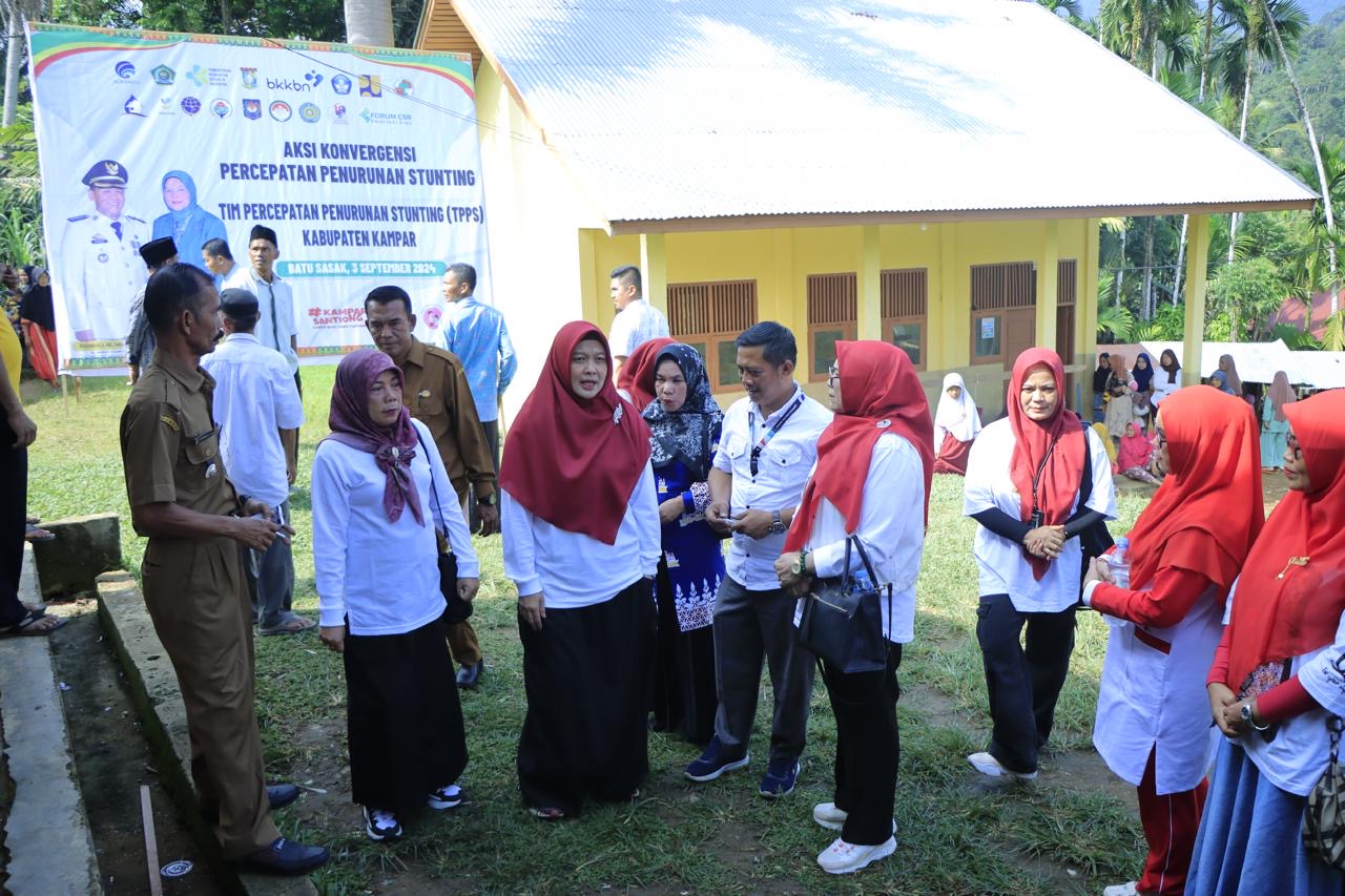 Kampar Laksanakan Audit Kasus Stunting Kedua dan Aksi Konvergensi TPPS di Desa Batu Sasak